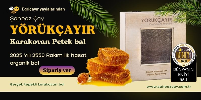 Şahbaz Çay Yörükçayır Organik Karakovan Petel Bal